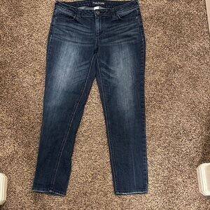 Maurices Dark Blue Skinny Jeans